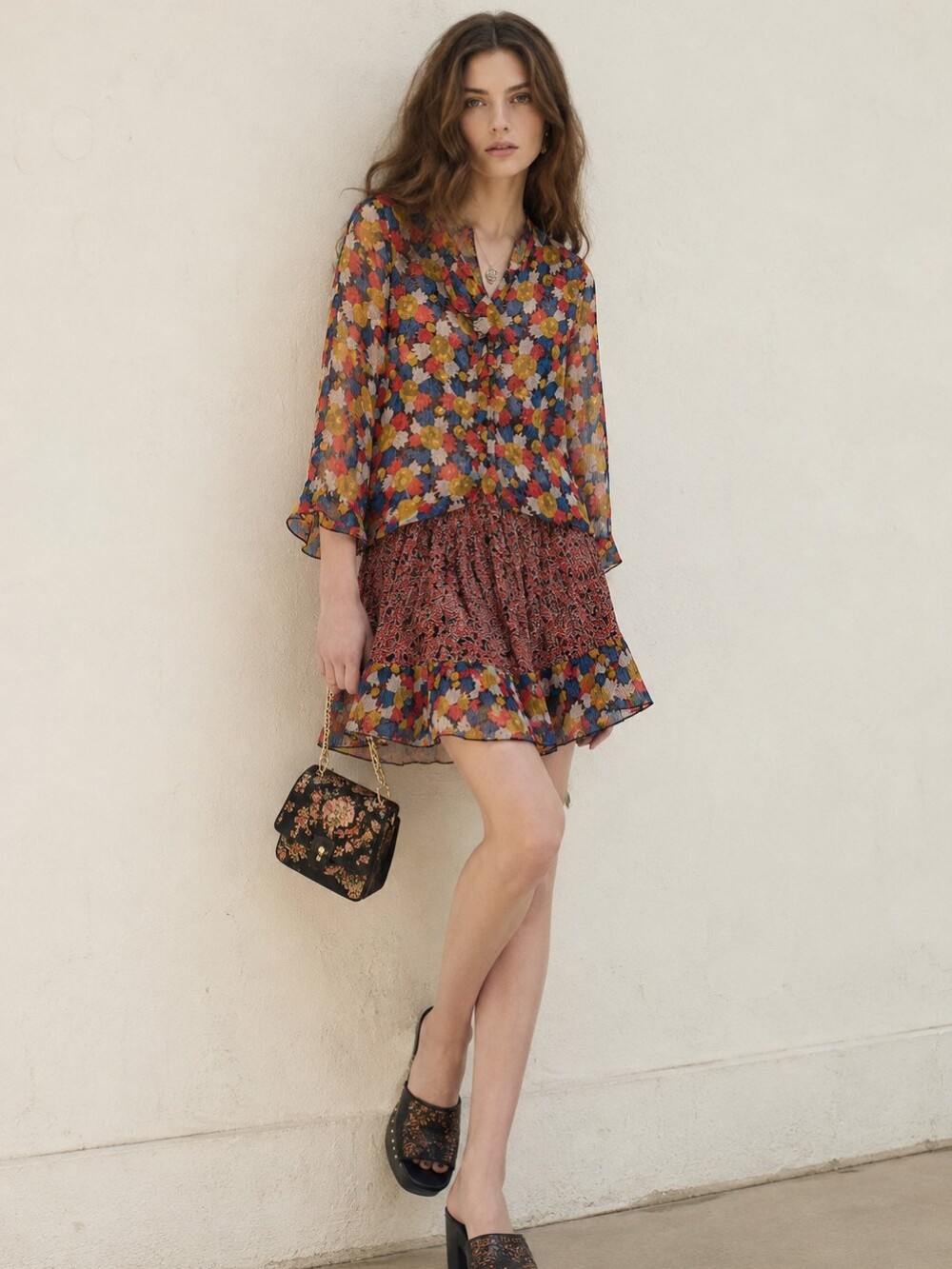 Anna sui set Skirt And Top